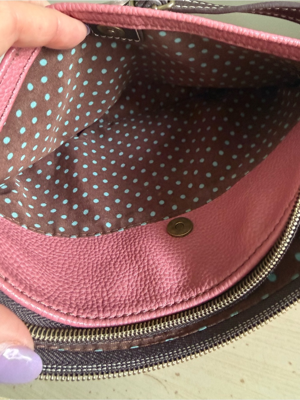 CHALA Pink Flamingo Deluxe Crossbody Bag Vegan Leather Whimsical Purse - Picture 7 of 10